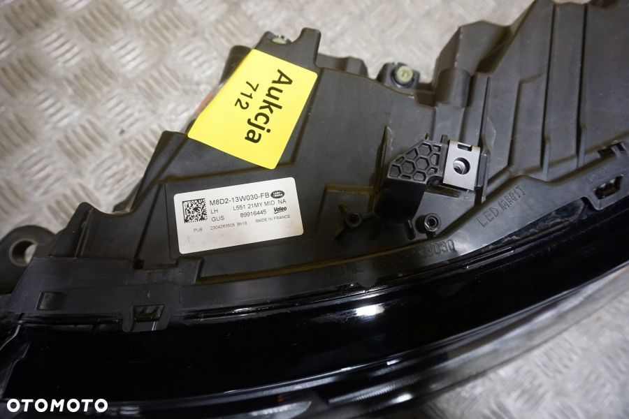 RANGE ROVER EVOQUE L551 2019- REFLEKTOR LAMPA MID LED LEWA USA - 6