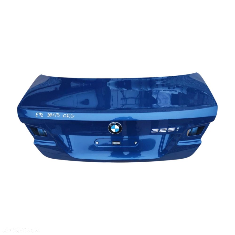 KLAPA BAGAŻNIKA BMW E92 COUPE 381 LE MANS BLAU - 1