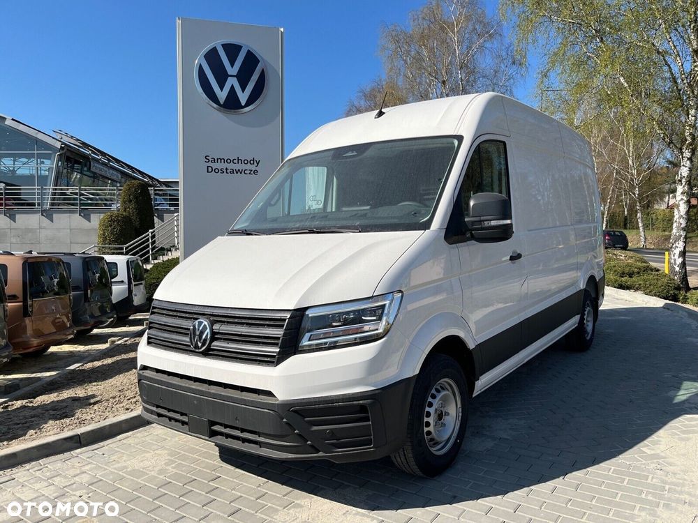 Volkswagen Crafter 35 Furgon z wysokim dachem   silnik: 2,0 l EU6 SCR  140 KM  /  skrzynia biegów: Przedni napęd manualna 6-biegowa rozstaw osi: 3640 mm - 1