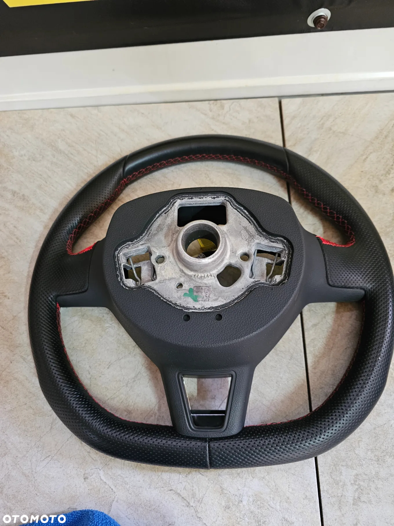 KIEROWNICA TRÓJRAMIENNA SKÓRA MULTIFUNKCJA ŚCIĘTA SKODA OCTAVIA 3 VRS RS 5E0419091BB - 3