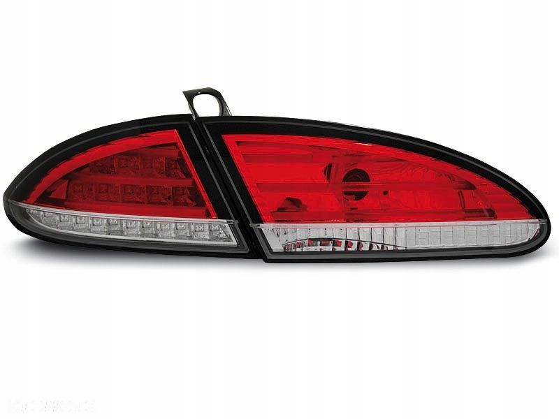 Lampy Tylne Diodowe Seat Leon 05-09 Red White Led - 1