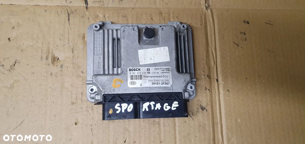 Komputer sterownik silnika Kia Sportage III 2.0 CRDI 39101-2F567 0281019638 - 1