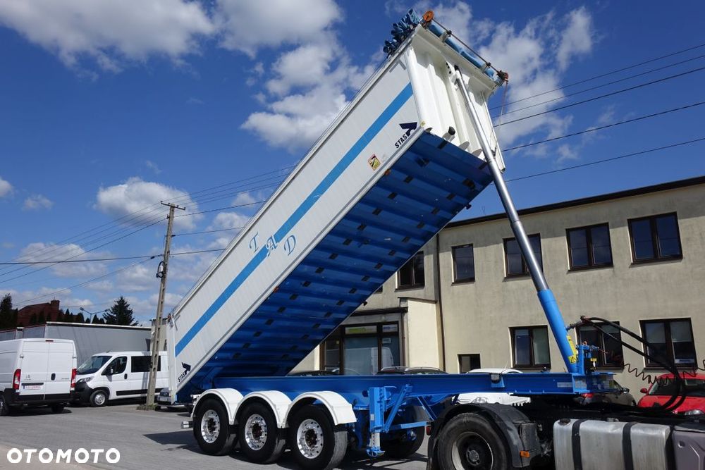 Stas WYWROTKA 26,5m3 / ALUMINIOWA /OSIE SAF /OŚ PODNOSZONA / ALUMINIOWE FELGI / SZYBER ZBOŻOWY / PLANDEKA - 2