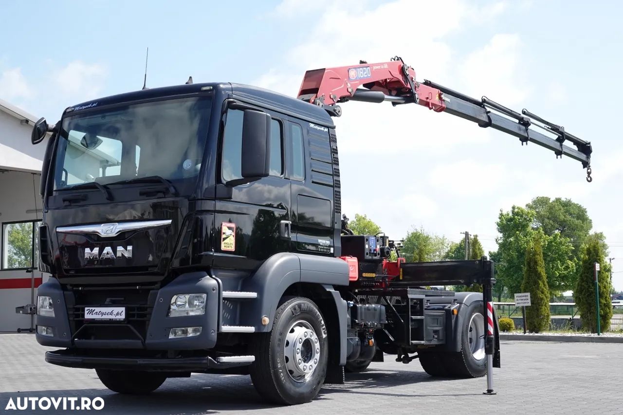 MAN TGS 480 / HDS HMF 1820 / RAZA 17,5 m / EURO 6 / MANUAL / RADIO CONTROL / TRACTOR - 1