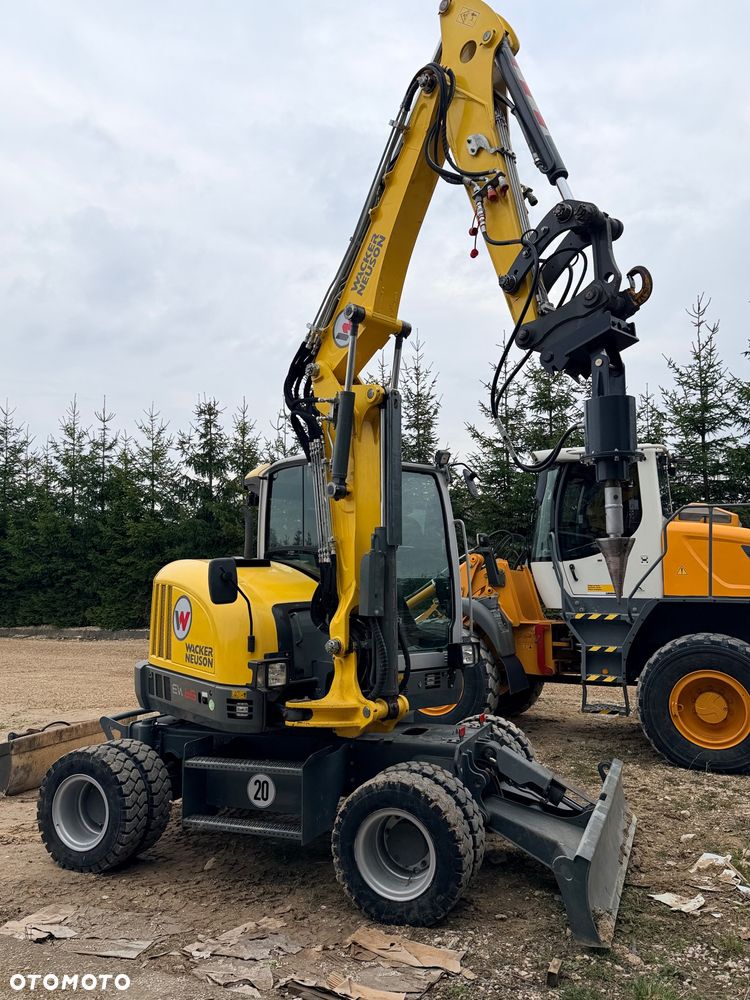 Wacker Neuson Koparka Kołowa 6 TON Wacker NEUSON 6503 -2 Pług Ramię Long 3 Łamane POWERTILT Lenhoff Klimatyzacja łyżki przedsiębierne MS03 6503 ew65 wiertnica łuparka widły grabie - 28