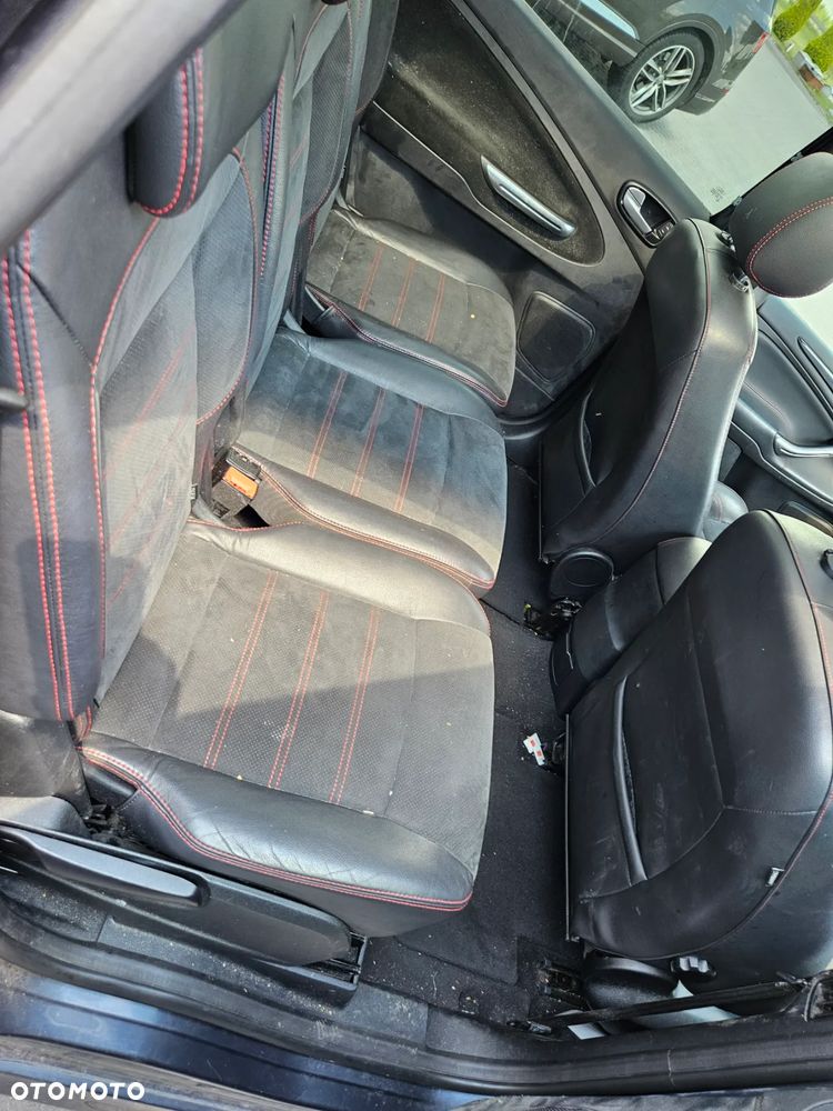 FOTELE WENTYLOWANE PAMIĘĆ REGÓLOWANE  KANAPA 7SZT PÓŁSKÓRA ALCANTARA S-MAX MK1 LIFT ST NIĆ CZERWONA  RADOM - 3