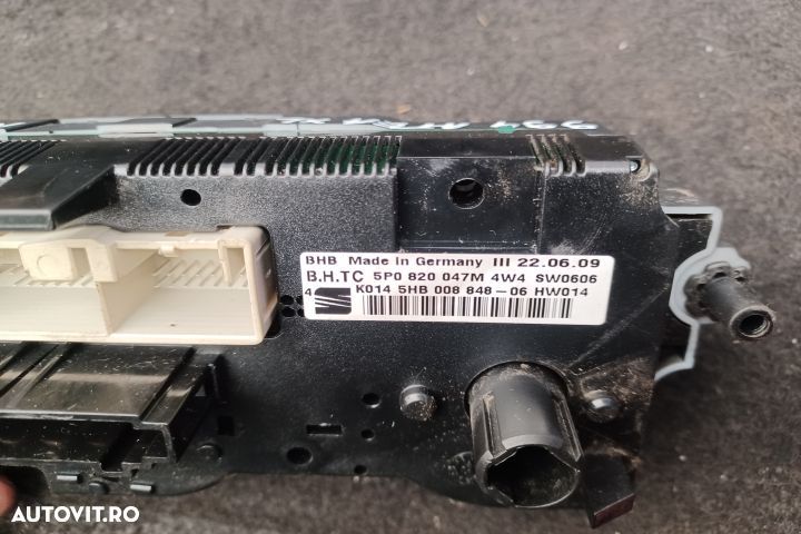 Comanda AC 5P0820047M 5HB008848 5P0820047M 5HB008848 Seat Altea 1 [20 - 5