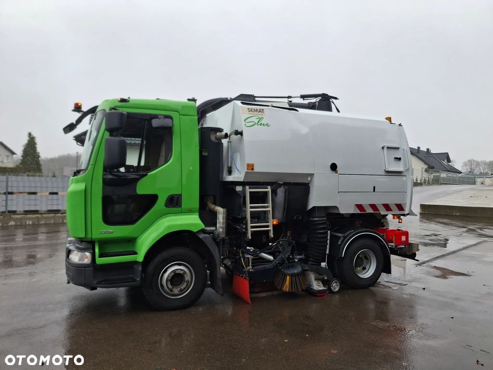 Renault Midlum 220 Zamiatarka Johnston Szczotki L/R Dodatkowy Silnik EUnited PM10 2014r Rura Do Liści - 8