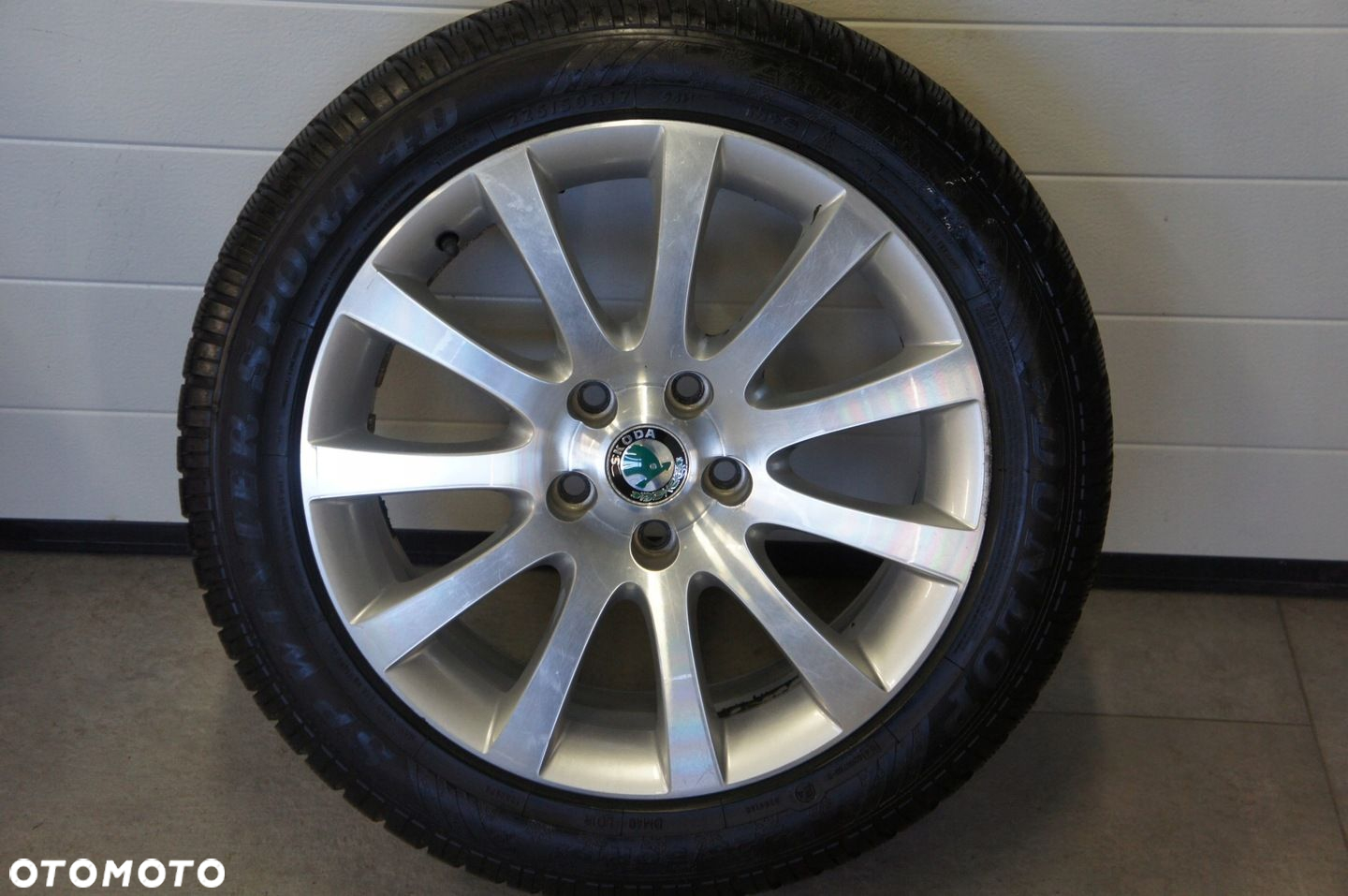 NR 294 Koła Zima Alufelgi Skoda Yeti 225/50/17 Dunlop ok. 7mm - 5
