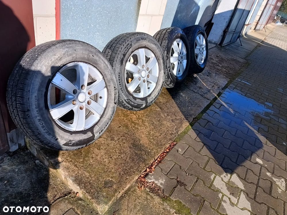 Koła felgi aluminiowe 6x130 16 cali opony wielosezonowe sprinter crafter - 2