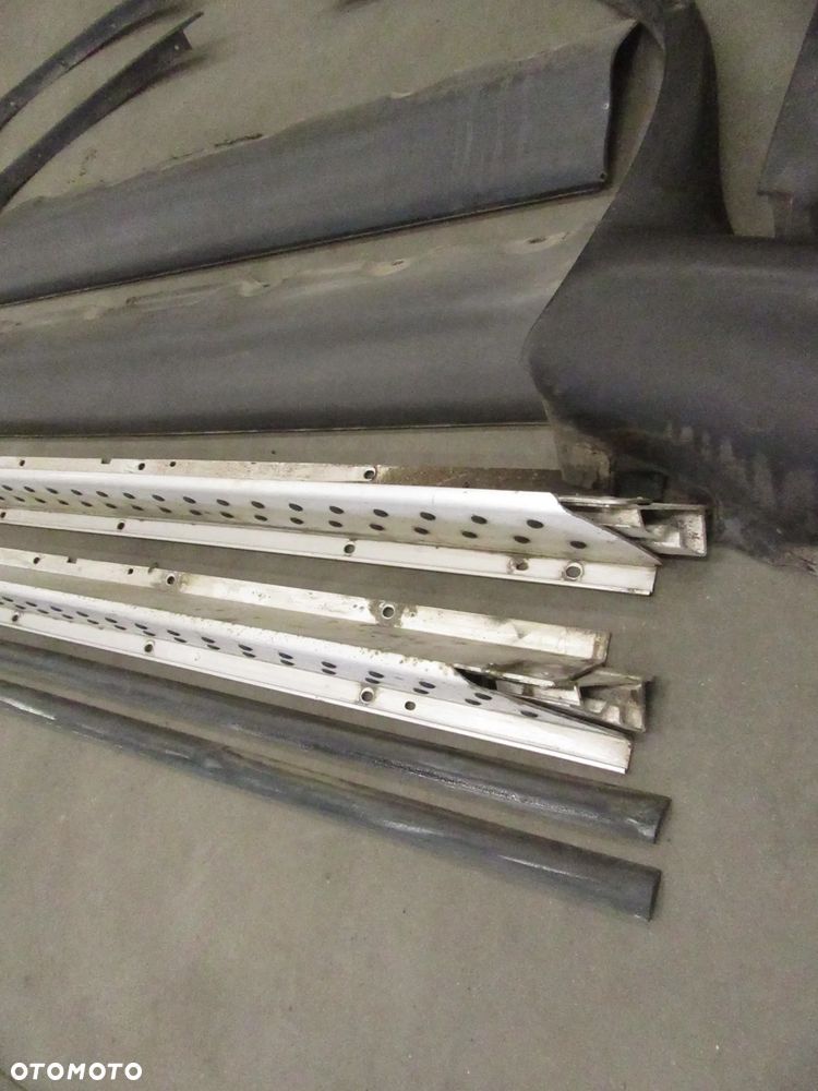 Listwy progowe nakładki nadkola stopień aluminiowy BMW E53 X5 - 27