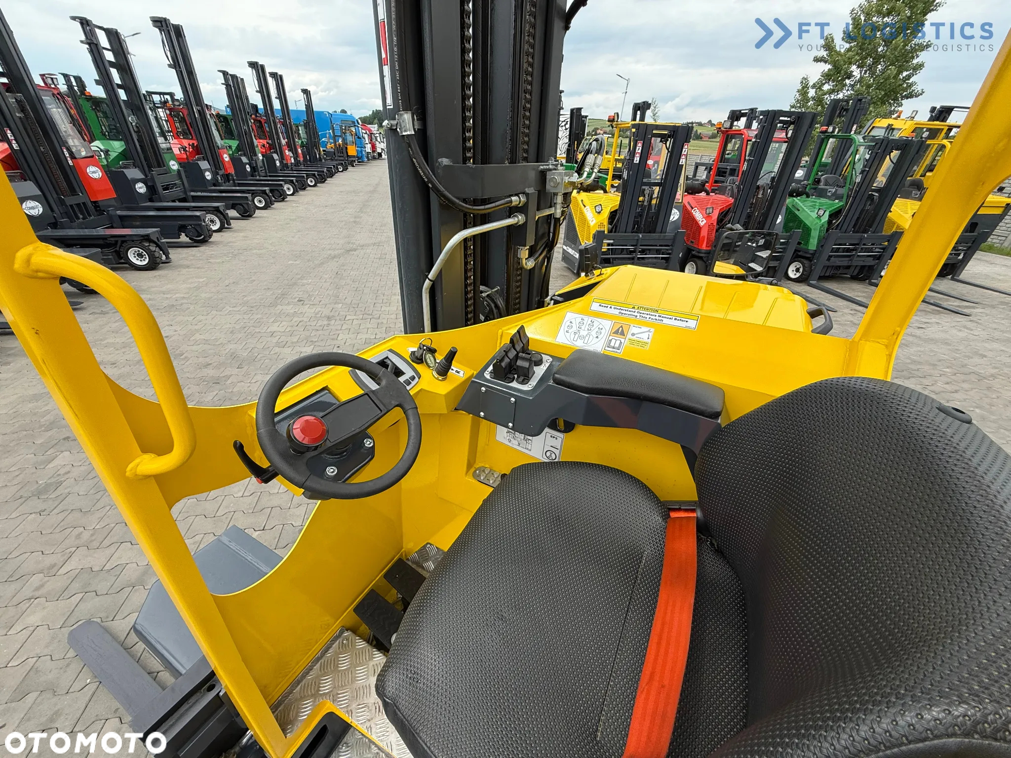 Combilift MR / ELEKTRYCZNY / TRIPLEX - 6000MM / WOLNY SKOK / SZEROKI POZYCJONER / PRZESUW WIDEŁ / JEDYNIE 1400MTH / JAK NOWY - 8