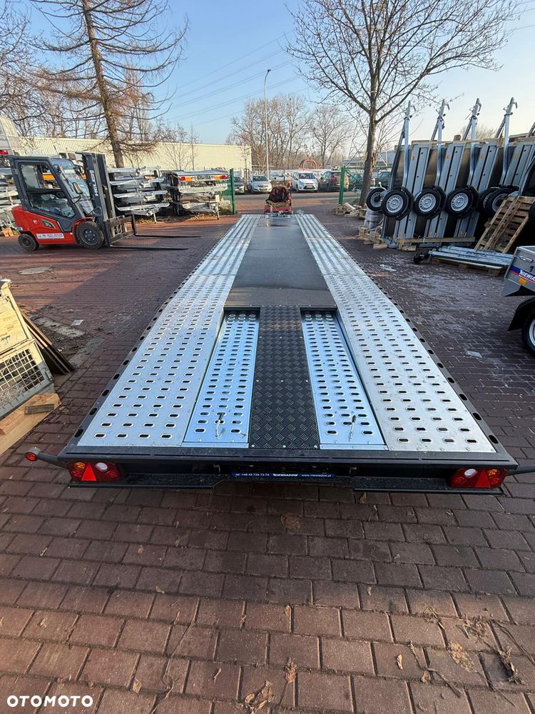 Niewiadów Laweta Boro Indiana Premium Color I3585M 8.5x2.1 dwa auta 3 osie koła 195/55R10c  Częstochowa od ręki - 9