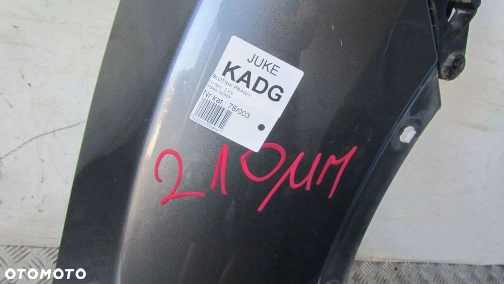 NISSAN JUKE F15 BŁOTNIK PRAWY KAD G 14- - 8