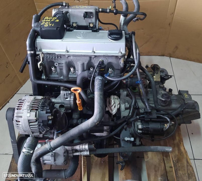 motor vw golf 3 gti 2.0i com 115cv ref: AGG caixa velocidades DFQ - 2