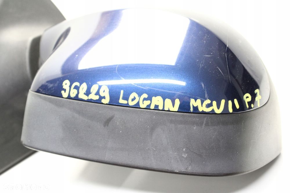 dacia logan ii mcv kombi 13r- lusterko prawe zewnętrzne 7 pinów terpr - 6