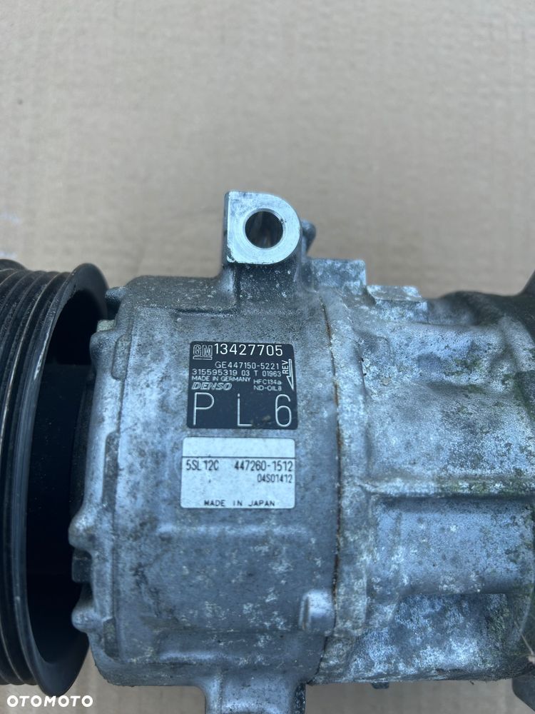Opel Corsa E 1.0 turbo kompresor klimatyzacji sprężarka Astra K 13427705 - 2