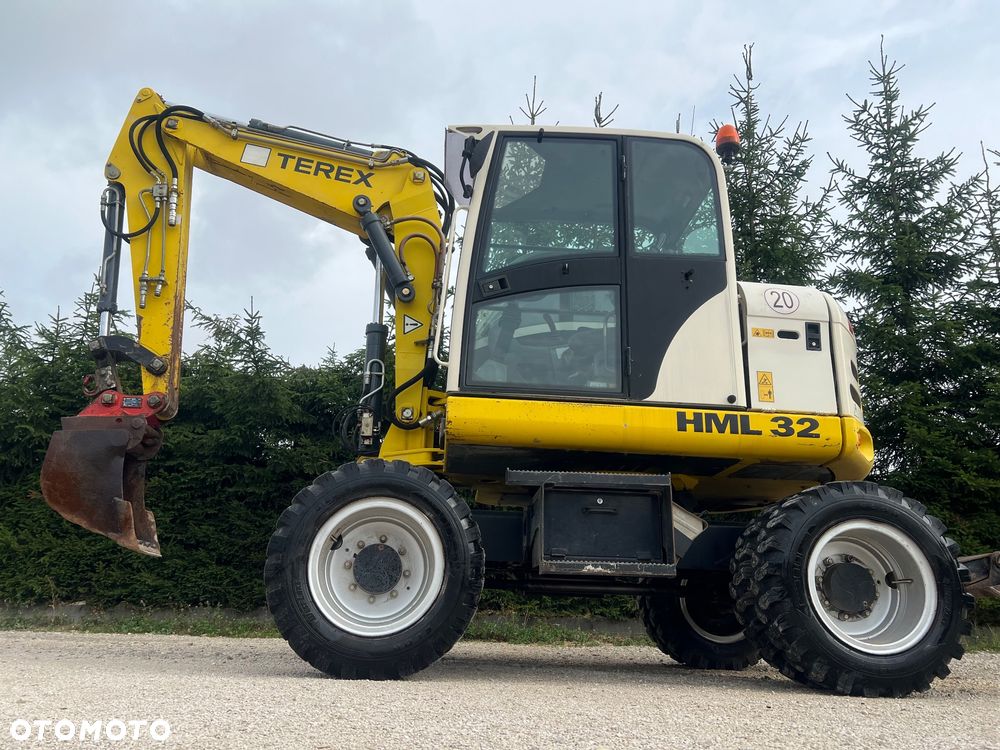 Terex TEREX HML 32 TW 85 3x ramię łamane SCHAEFF 9ton 2 łyżki DEUTZ Dodatkowa hydraulika ZWINNA SILNA koparka DZIELONE stopy Atlas Volvo 2005r 4300mth po serwisie - 22