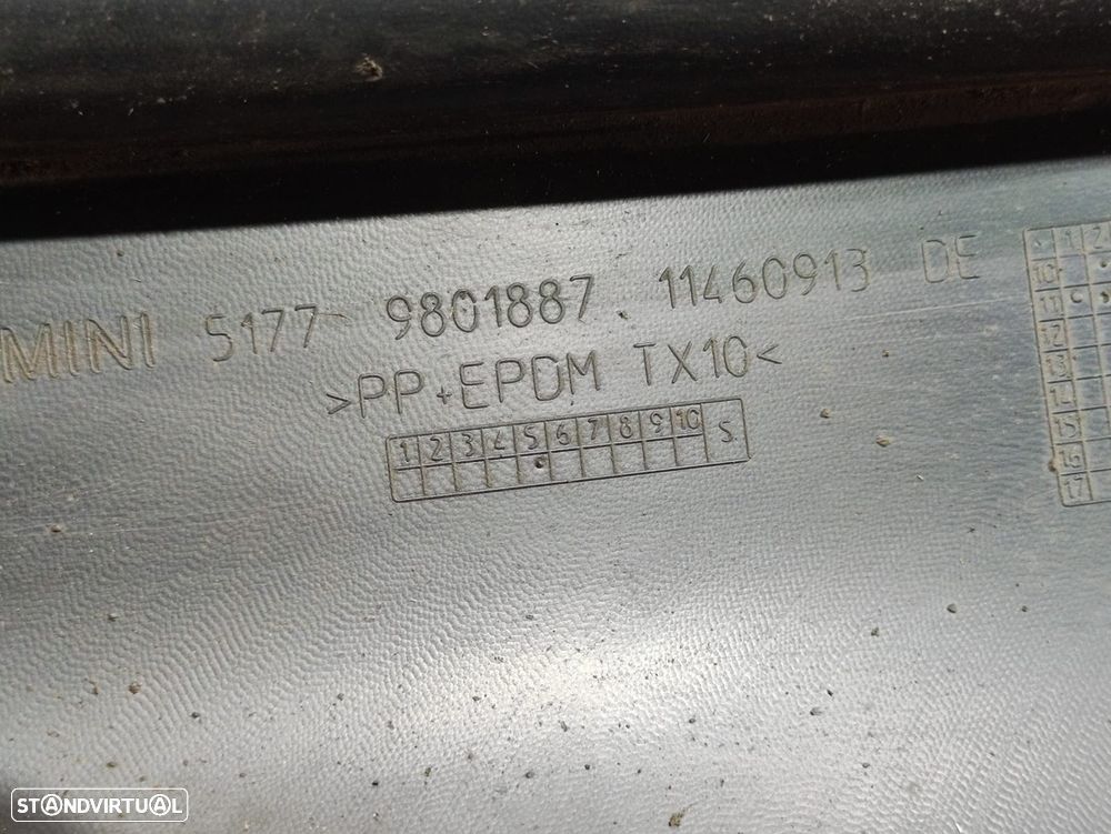 Embaladeiras Embalardeira Esquerda Direita Original Mini Cooper R60 Countryman LCI Cooper S Saia Saias Lateral Laterais - 9