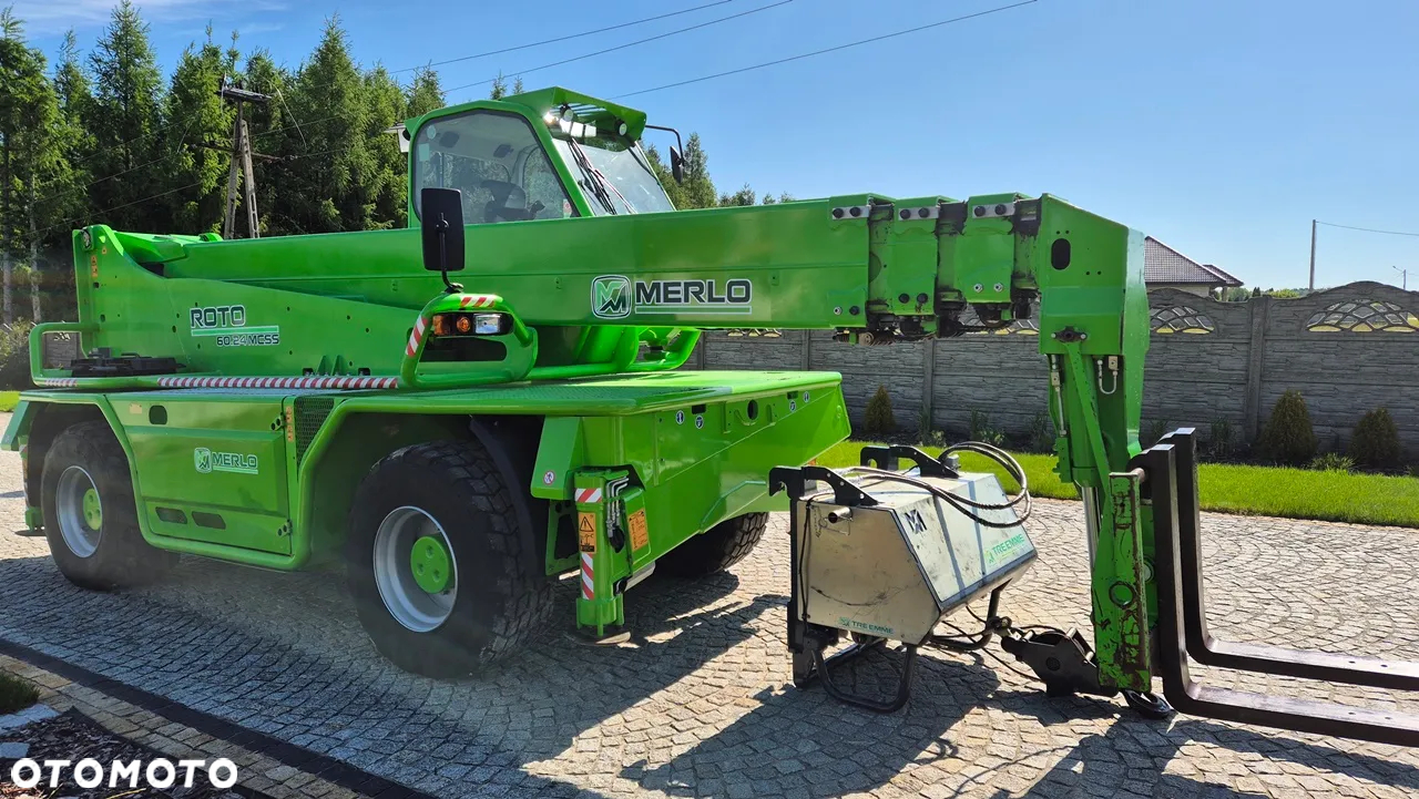 Merlo 6024 MCSS sprowadzony,radio,widły,wciągarka - 4
