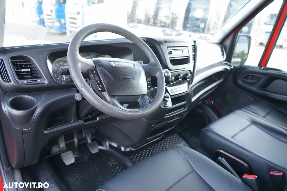 Iveco DAILY 35-130 / BASCULATOR SPATE / DUBLU / MANUAL / PIELE / EURO 6 - 28