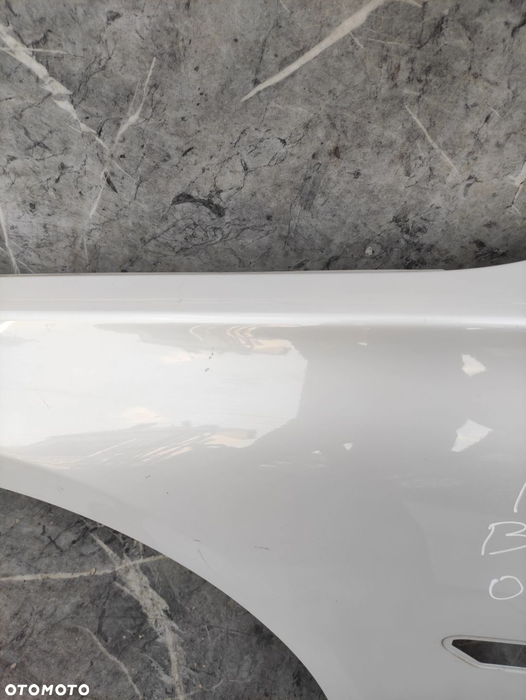 BŁOTNIK LEWY PRZÓD PRZEDNI BMW F01 F02 F03 F04 A96 MINERALWHITE ORG LAKIER - 4