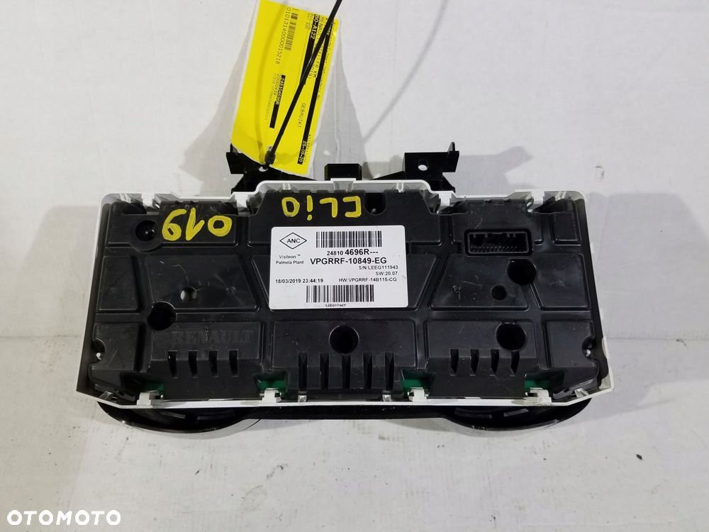 licznik zegary renault clio iv 0.9 248104696r - 2