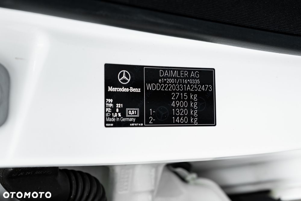 Mercedes-Benz Klasa S 350 d 4-Matic 9G-TRONIC - 24