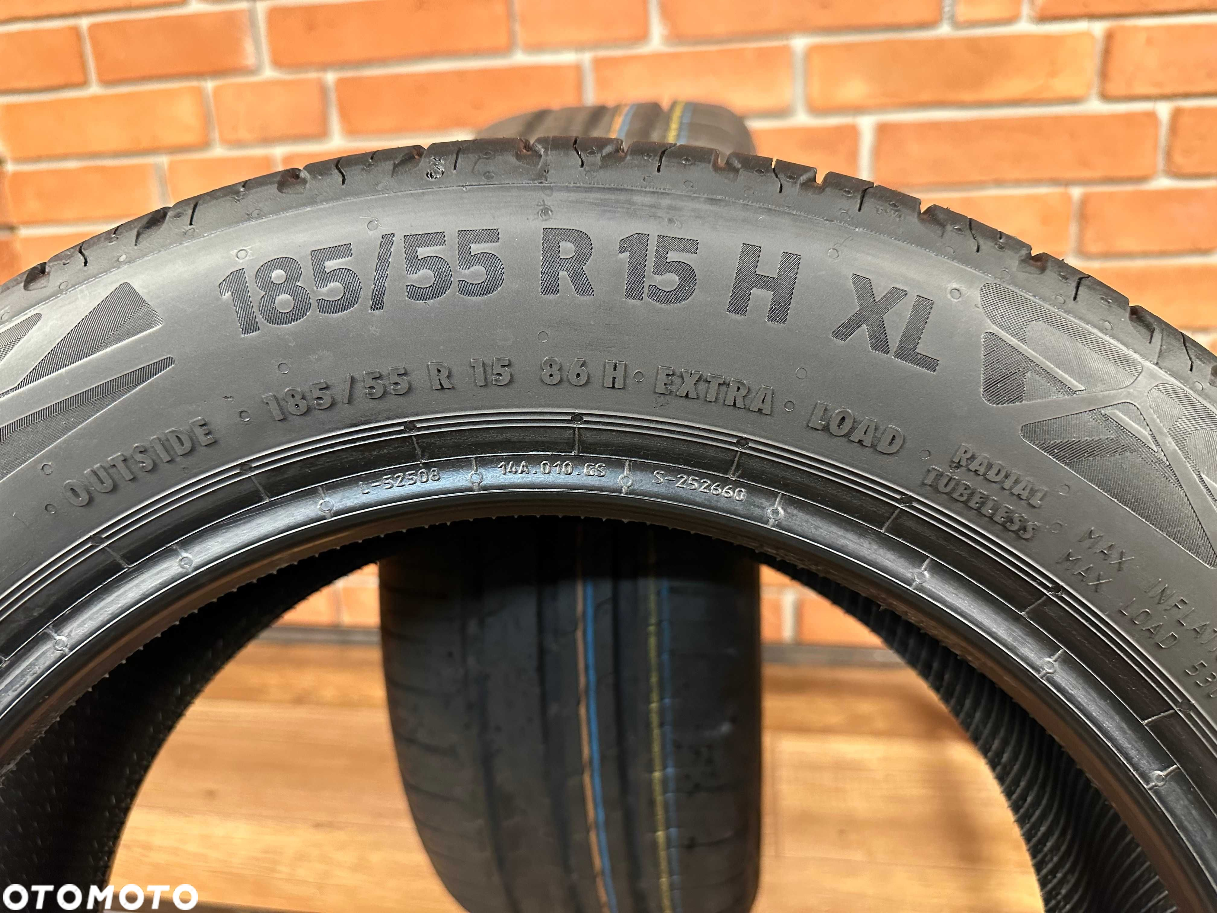 1x 185/55R15 Continental EcoContact 6  86H XL 2023 NOWA - 3