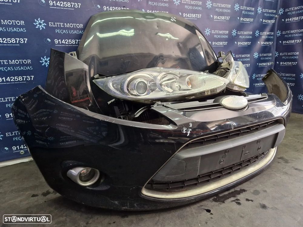 Frente completa usada FORD FIESTA 6 VI TDCI GASOLEO capot parachoques guardalamas oticas radiadores - 5