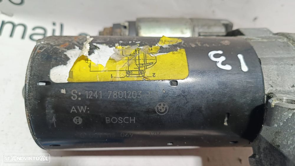 MOTOR ARRANQUE BMW SERIE 3 E92 COUPE 12417801203 7801203 0001115069 SERIE 3 E90 E91 E93 SERIE 1 E81 E82 E87 E88 X3 E83 SERIE 5 E60 E61 - 3