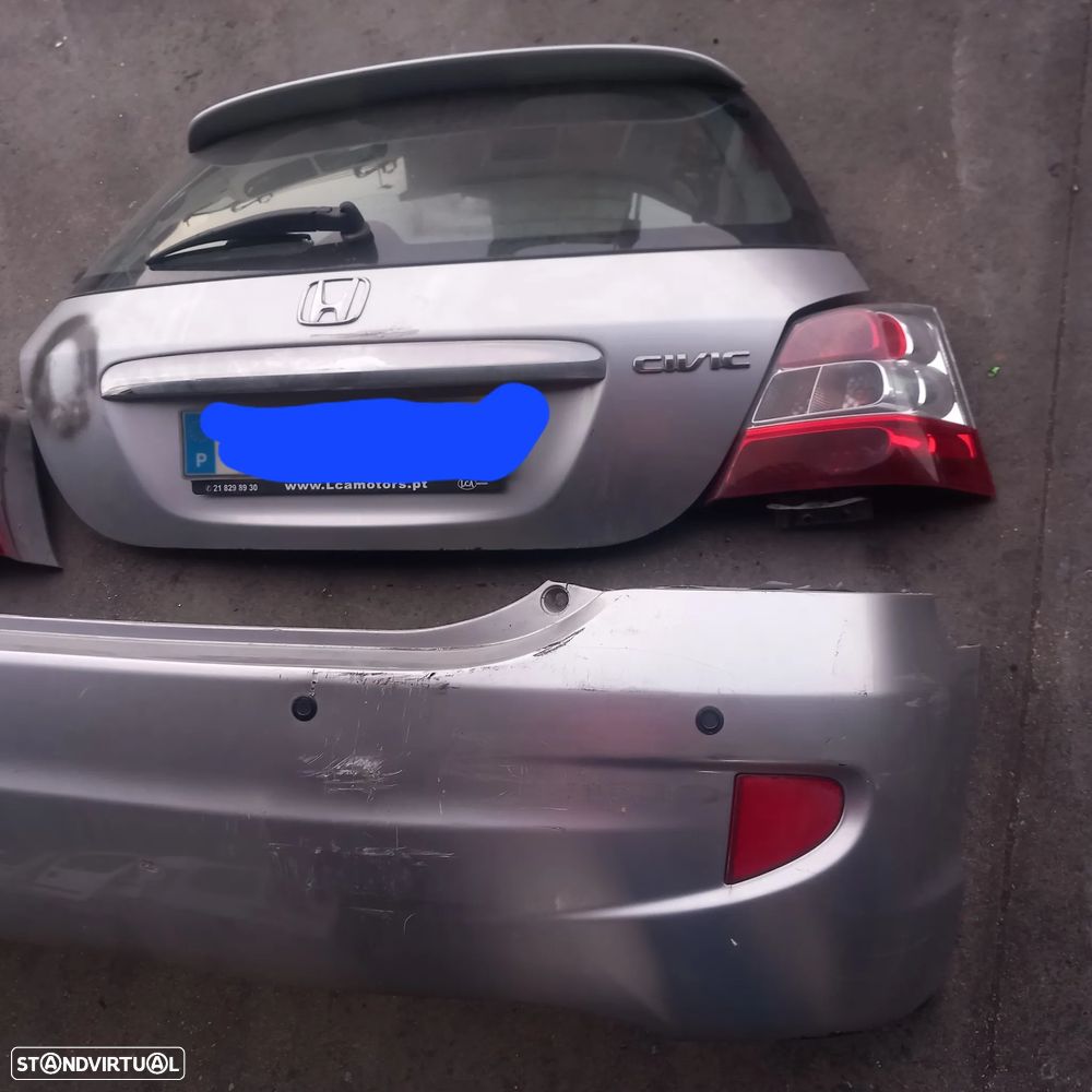 Mala e para choques tras honda civic ano 2004 - 3