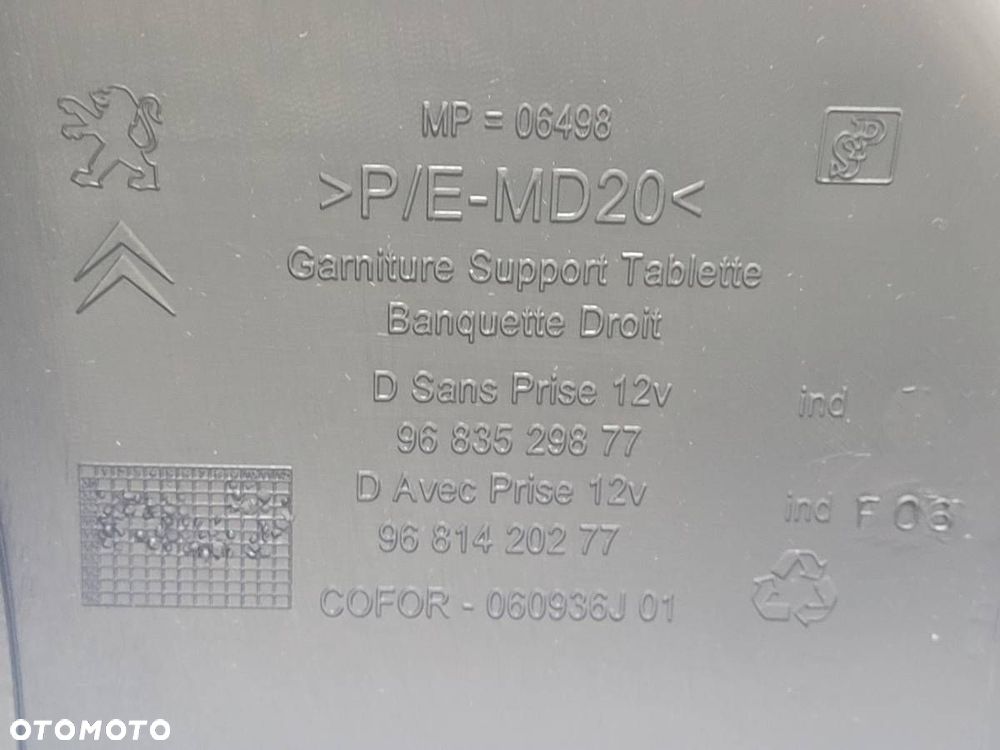 BOCZEK BAGAŻNIKA PRAWY PEUGEOT PARTNER II BERLINGO II EUROPA - 15