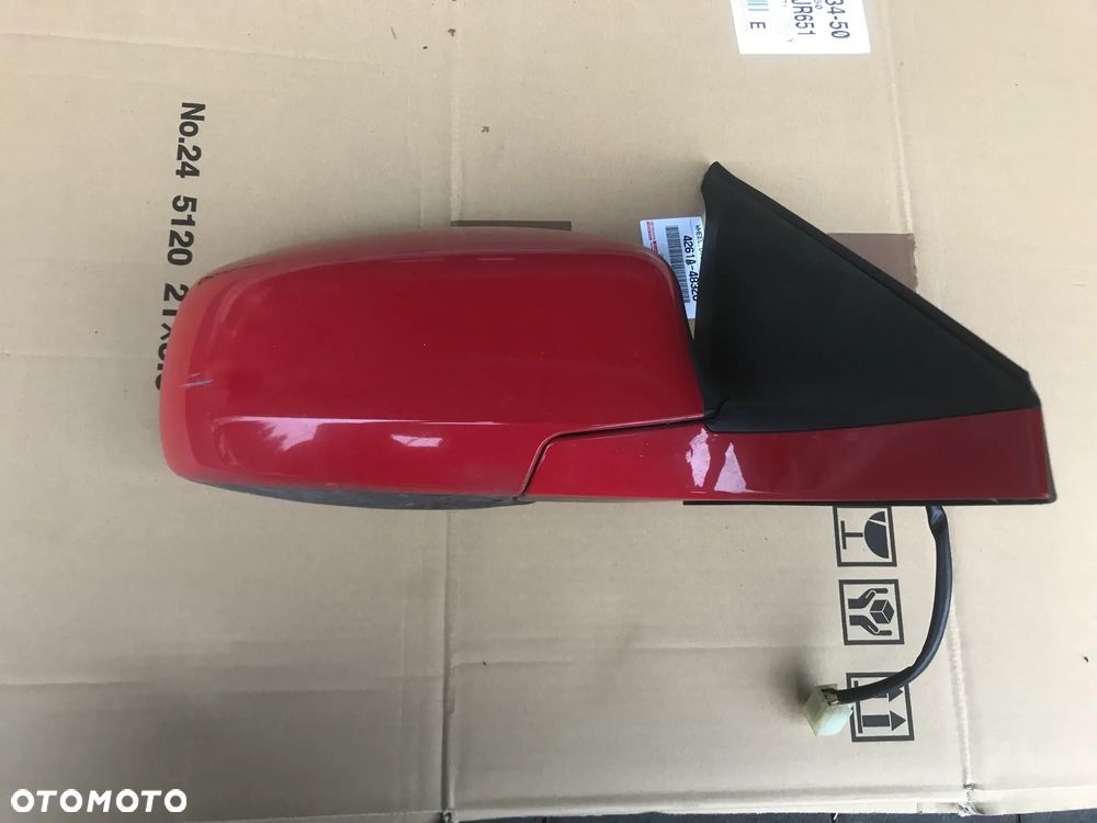 Suzuki Swift MK6 05-10 Lusterko Prawe Czerwone ZCF 5Pin