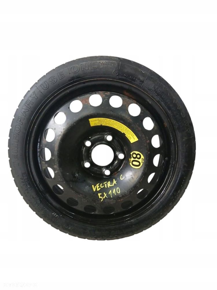 koło zapasowe dojazdowe 115/70/r16 opel vectra c - 1