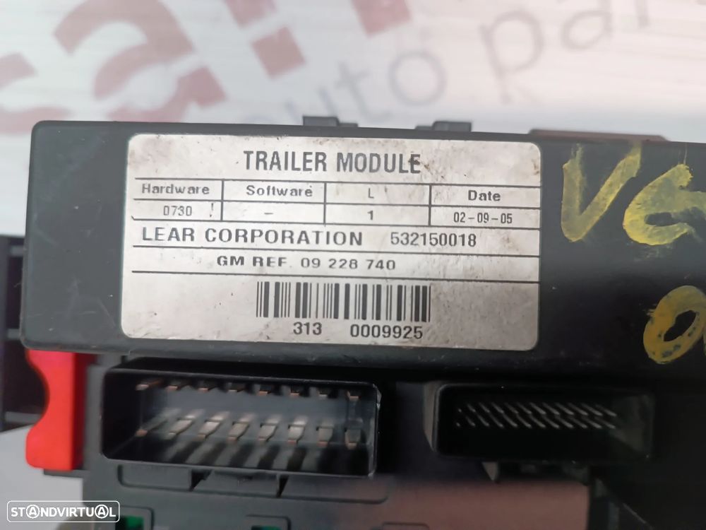 CAIXA FUSIVEIS / MODULO BCM OPEL VECTRA C REF: 532150018 09228740 - 2