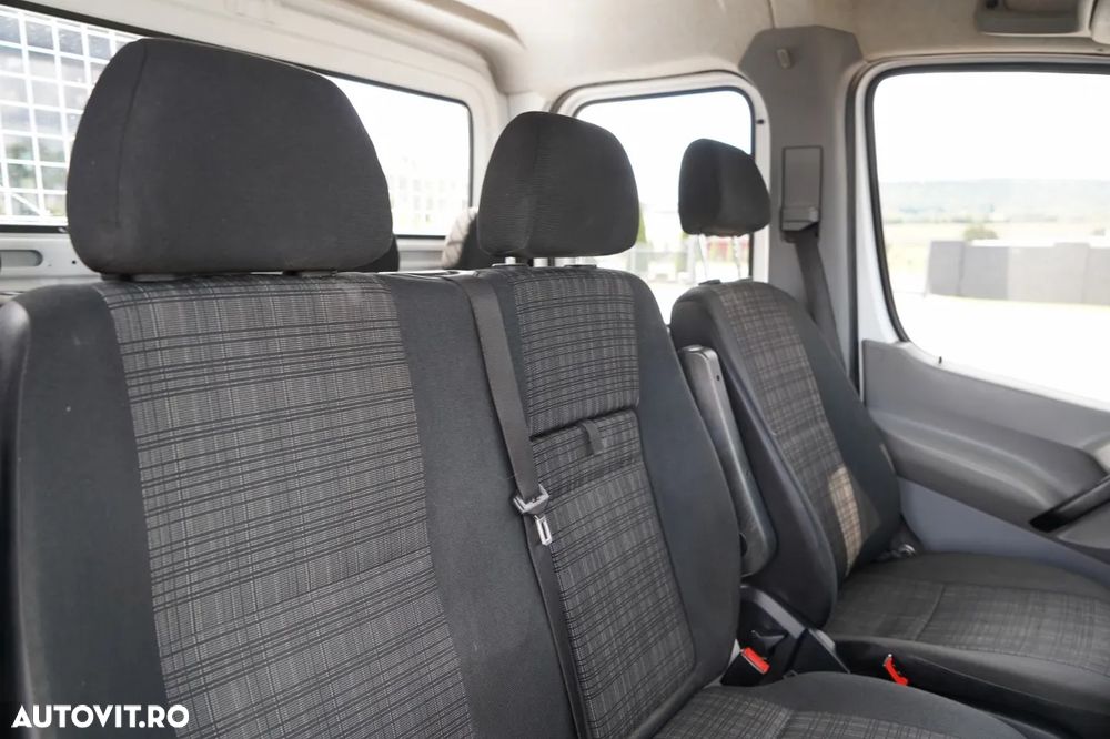 Mercedes-Benz SPRINTER 516 CDI / BASCULĂ DIN OȚEL - 3,5 M / CAMION BASCULĂ DIN OȚEL - 7 LOCURI / DOUĂ LOCURI / MANUALĂ / IMPORTATĂ - 33