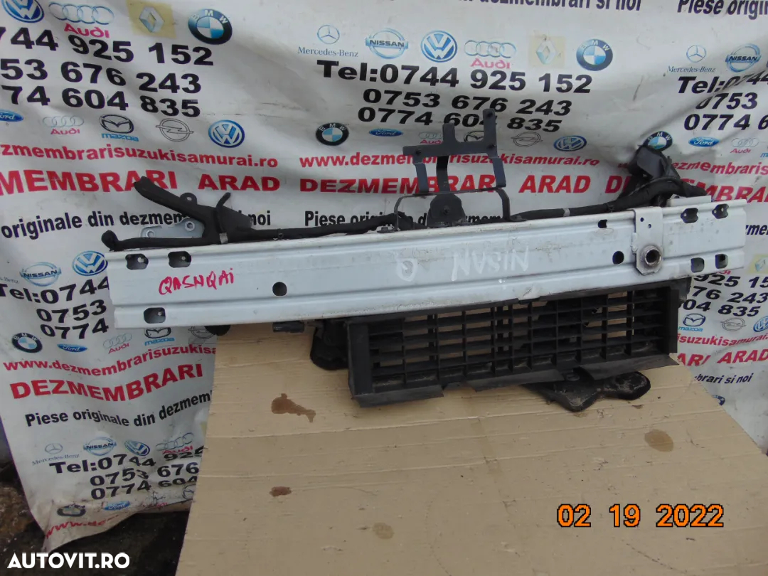 Trager Nissan Qashqai 2013-2020 trager armatura grila radiatoare 1.5 radiator apa intercooler gmv v - 12