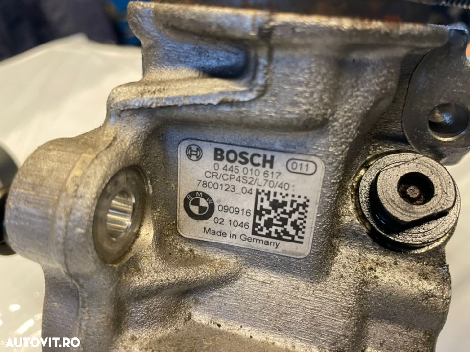 kit injectie bmw N57D30A 245 Hp seria 730d F01 2008-2012 530d F10 kitul conține 6 injectoare 1 pompa de înaltă presiune 1 rampa de injectie x6 e71 X5 e70 euro 5 Gt f07 - 2
