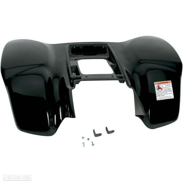 guarda lamas tras maier preto honda trx 400 ex fourtrax - 1