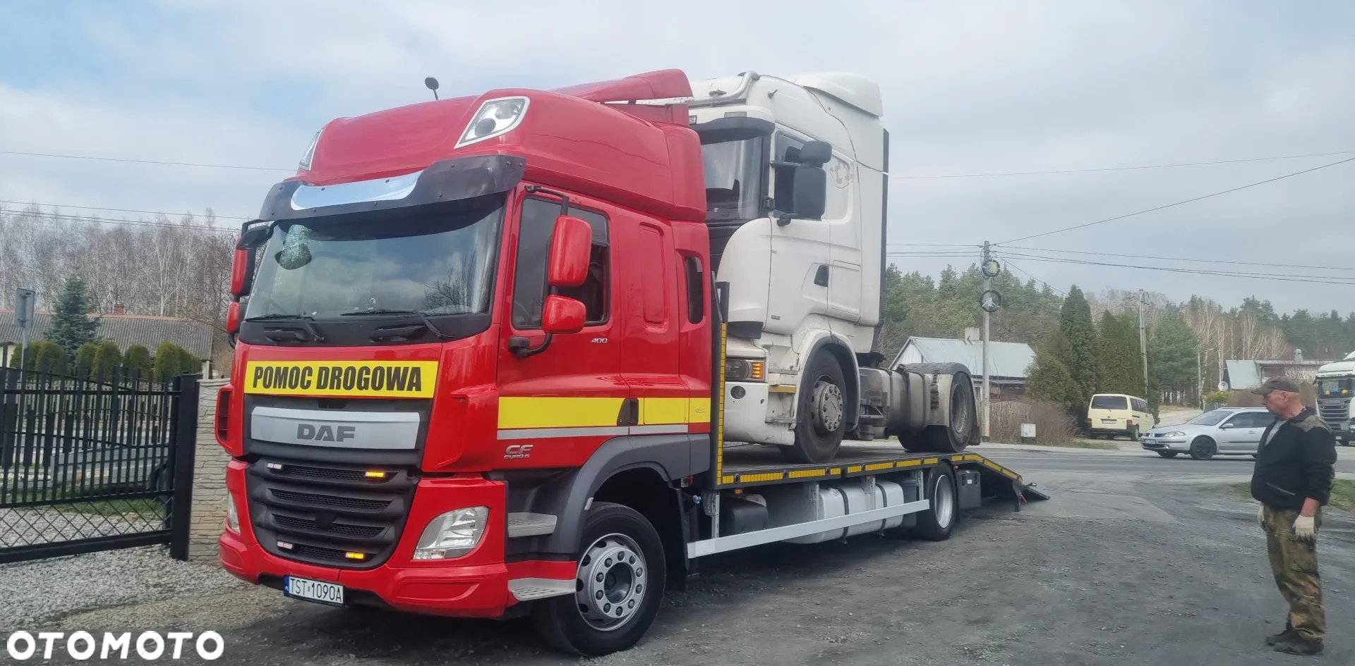 DAF CF 400 / ACC / EURO 6 / POMOC DROGOWA / AUTOLAWETA / WYSUW HYDRAULICZNY - 28