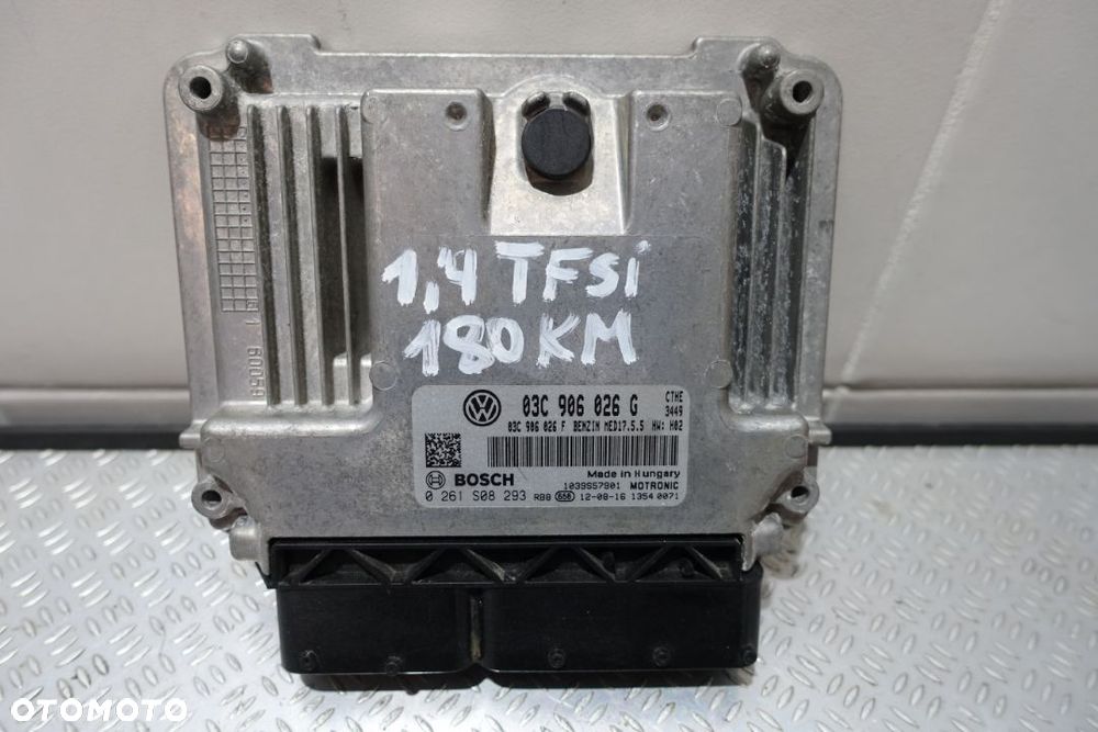 KOMPUTER ECU SEAT IBIZA 1.4 TSI 0261S08293 03C906026G CUPRA - 1
