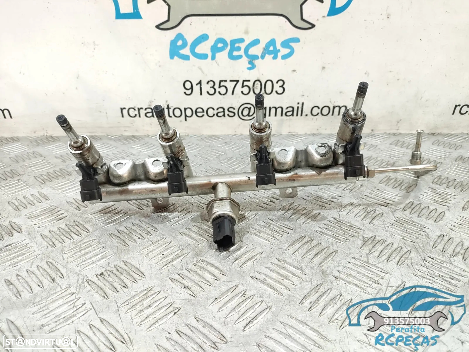 Régua e Conjunto 4 Injetores Bosch / Mini - N14B16CD - V7540439 | V7568050 | V7598785 | 0261500102 - 1.6 Cooper S | JCW - 2
