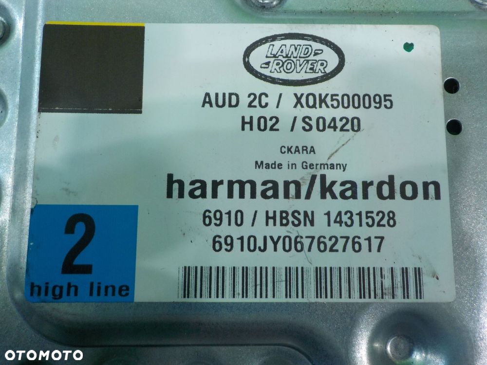 RANGE ROVER SPORT I 2.7 TD V6 06r wzmacniacz HBSN1431528 - 3