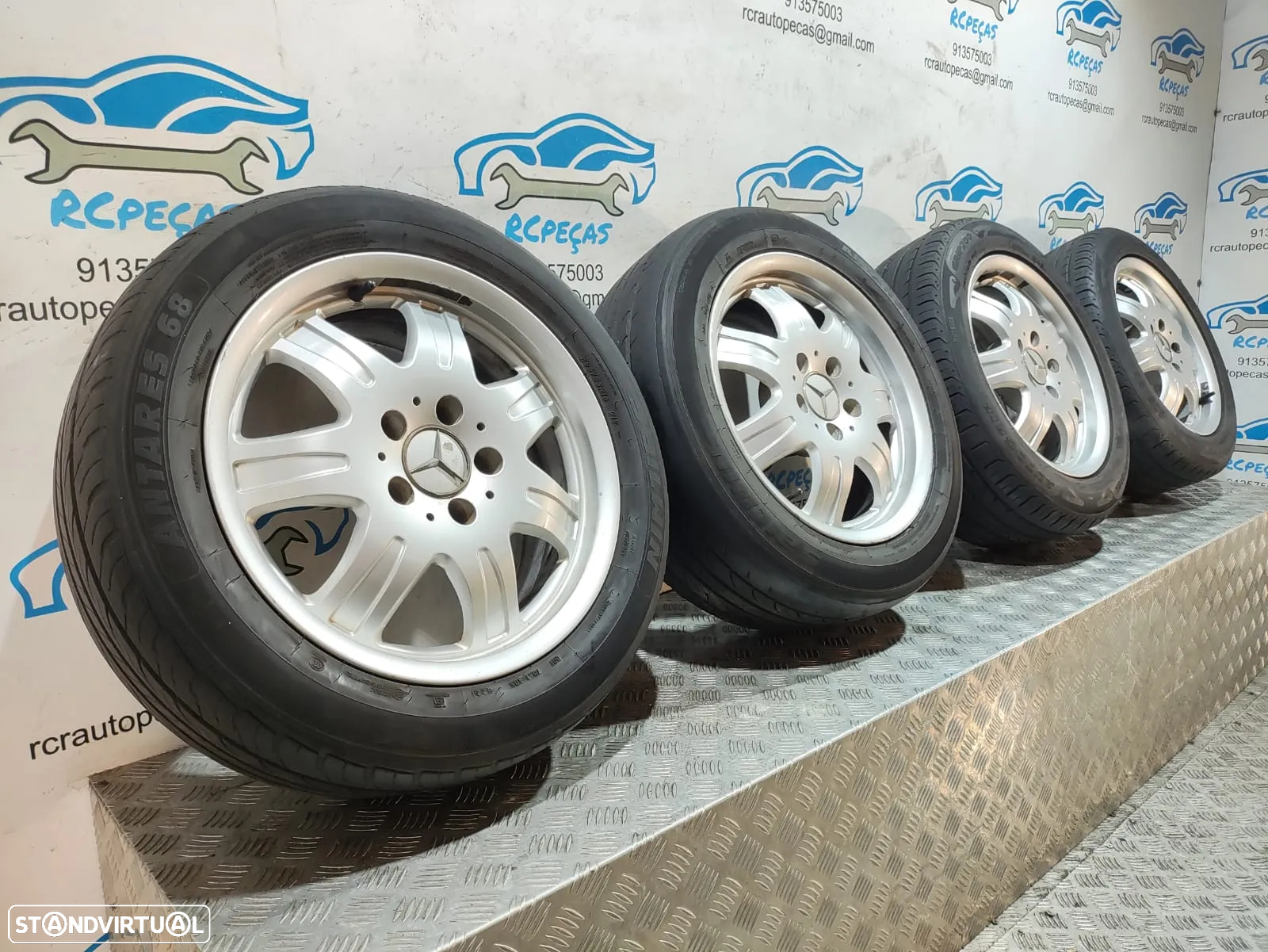 Jantes 16 Polegadas Originais Mercedes Benz - 5x112 - A1714010902 - CLK SLK R170 R171 Class C W202 W203 - 3