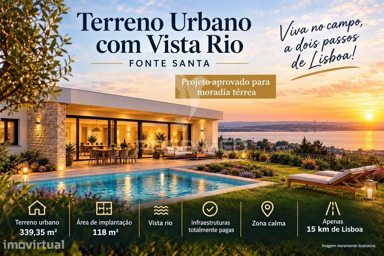 Terreno Urbano com Vista Rio e Projeto Aprovado – Fonte Santa