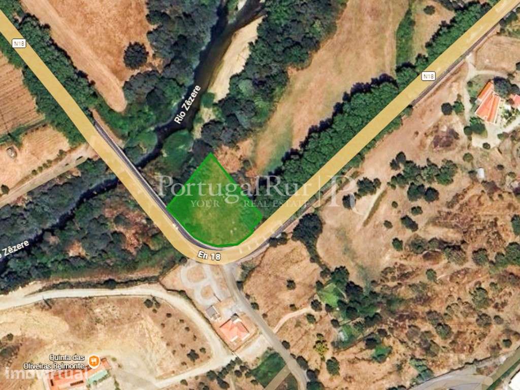 Terreno rústico com 2.250 m² junto ao Rio Zêzere, Belmonte - Grande imagem: 2/2