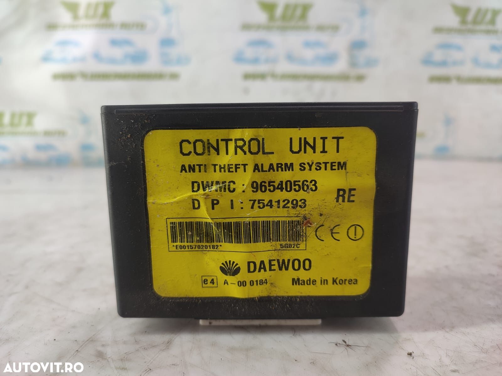 Modul alarma 96540563 Chevrolet Kalos 1 [2003 - 2008] 1.4 benzina F14 - 1