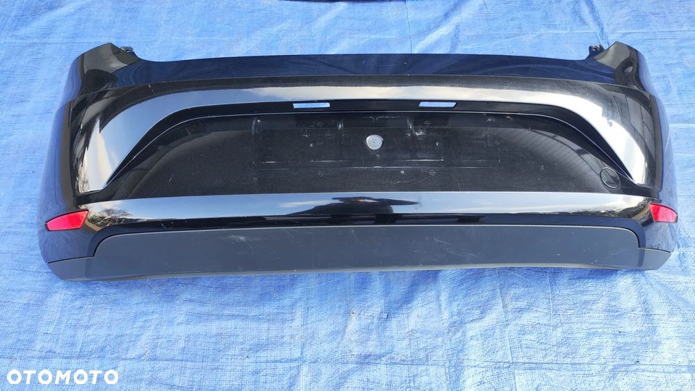 KLAPA ZDERZAK WZMOCNIENIE BELKA OSŁONA LAMPA TYŁ KOMPLETNY TYŁ DUPA CZARNY ORYGINALNY LAKIER SEAT LEON III 3 HB 5D 12-16r - 2