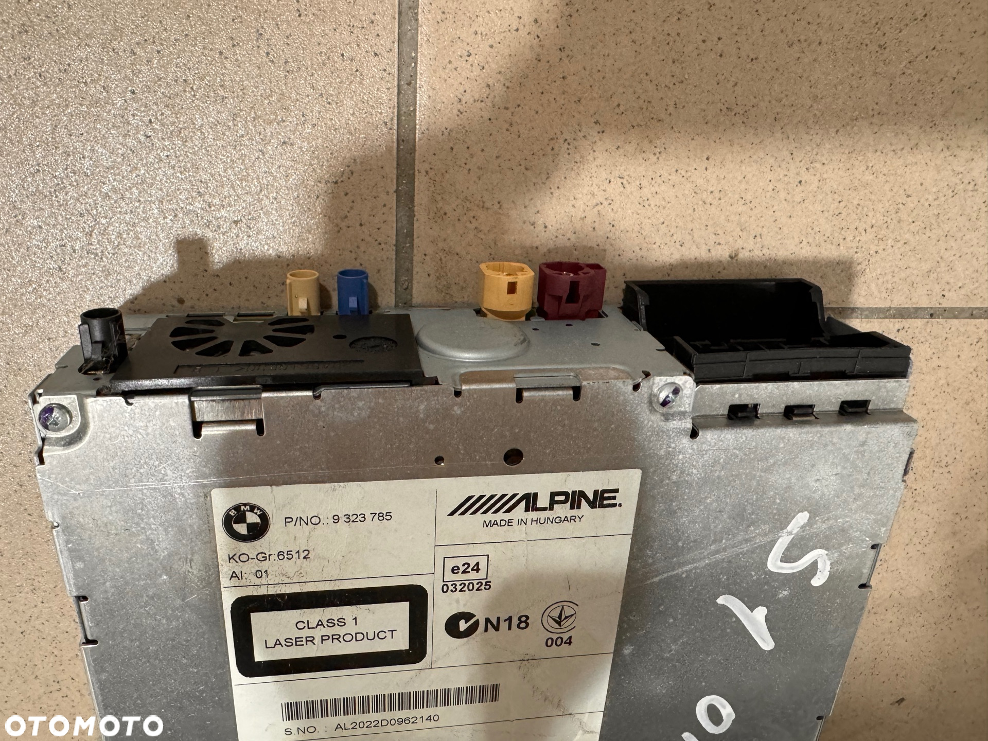 BMW nawigacja RADIO 9323785 9331600 9298939 9311298 - 2